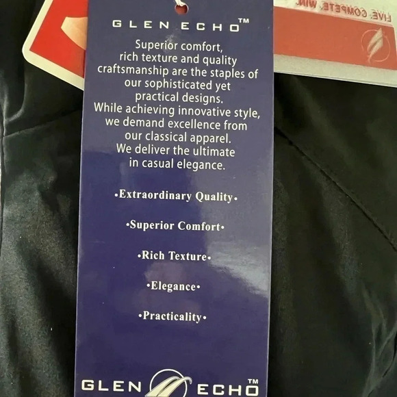 Glen Echo Golf Stretch Tech Water Repellent  Half Sleeve Shirt/Jacket Size S - Picture 8 of 11